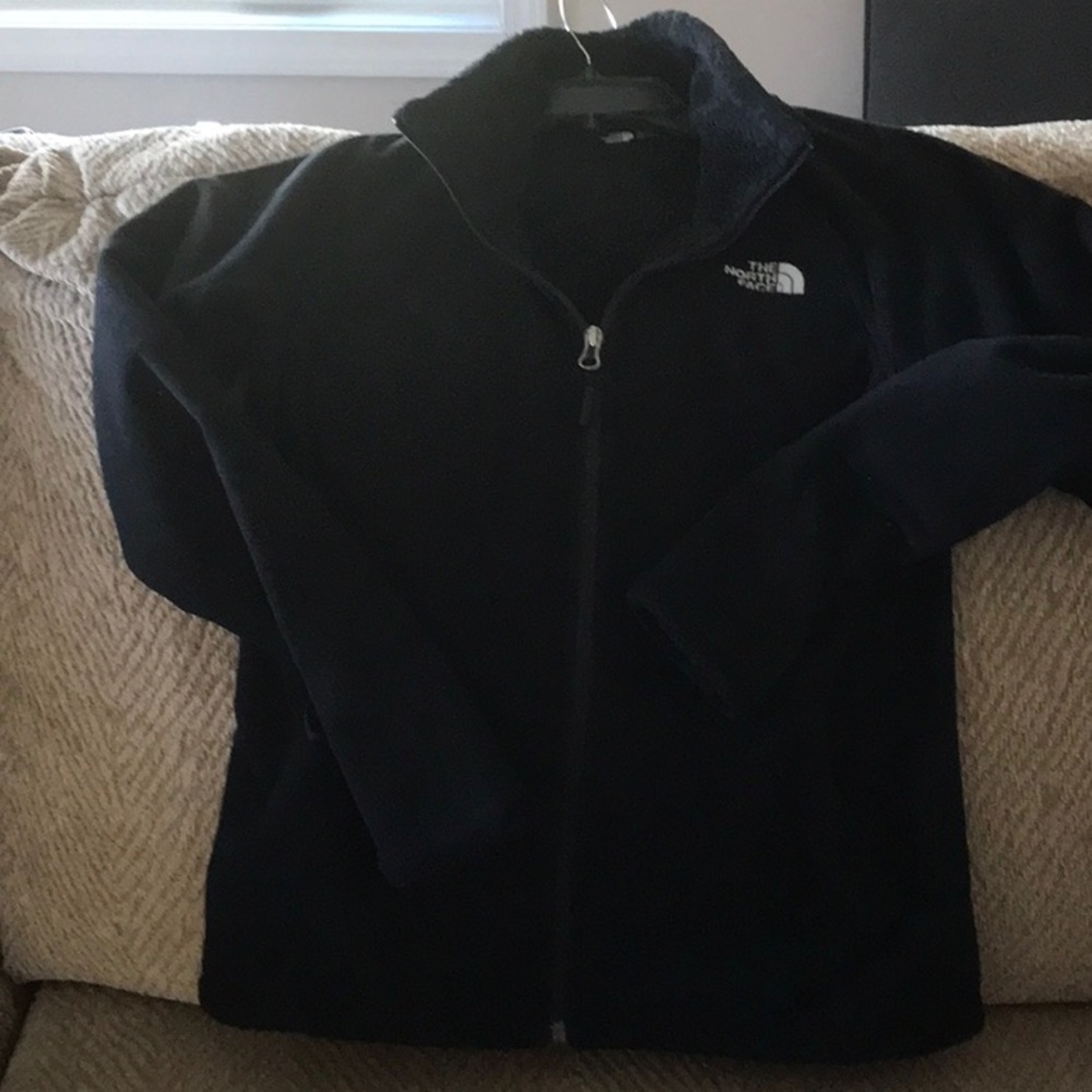 North Face zippered jacket black women’s S/P